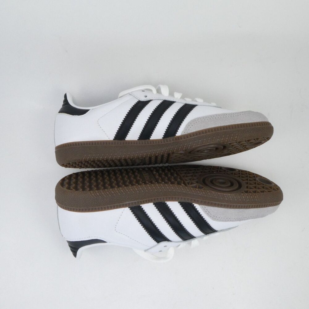 adidas Originals Women's US 5 Samba OG Trainers Youth 4 White/Black B75806 - Picture 4 of 10
